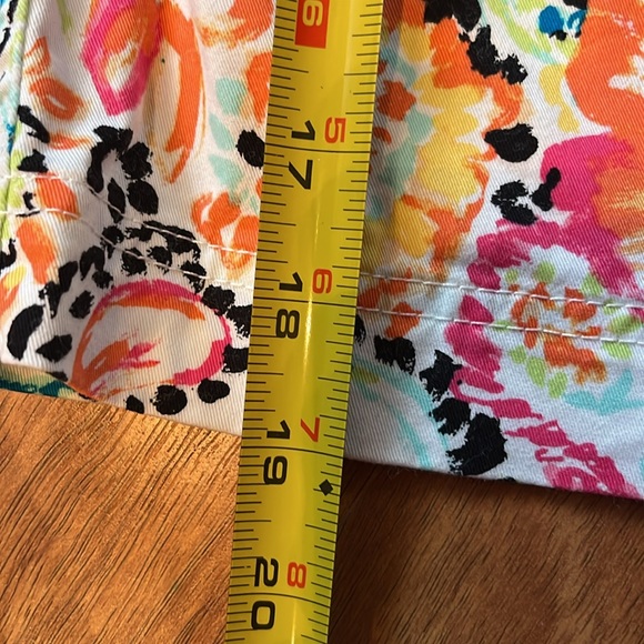 EUC Christopher & Banks flower and paisley skort - Picture 7 of 14